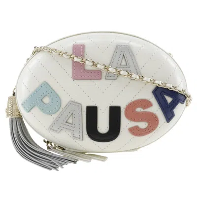 Pre-owned Chanel White Leather Shoulder Bag ()