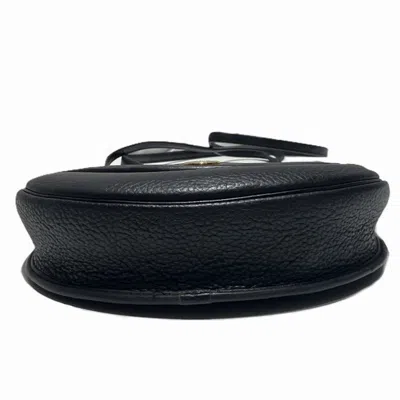 Pre-owned Dior Christian  Black Leather Clutch Bag Shoulder Bag ()