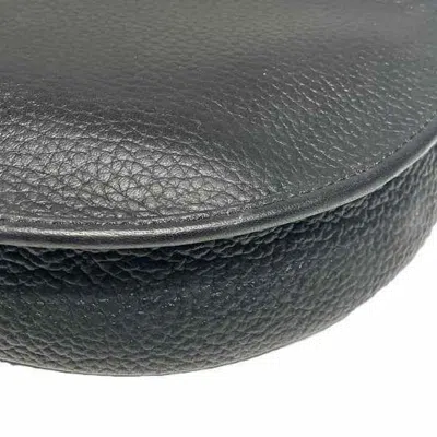 Pre-owned Dior Christian  Black Leather Clutch Bag Shoulder Bag ()