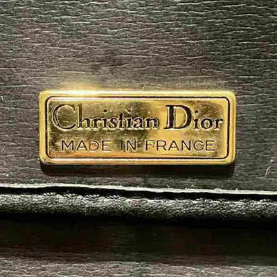 Pre-owned Dior Christian  Black Leather Clutch Bag Shoulder Bag ()