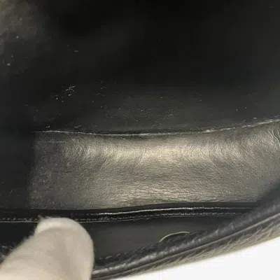 Pre-owned Dior Christian  Black Leather Clutch Bag Shoulder Bag ()