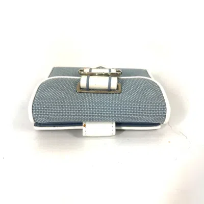 Pre-owned Dior Christian  Blue Other Wallet (bi-fold) ()