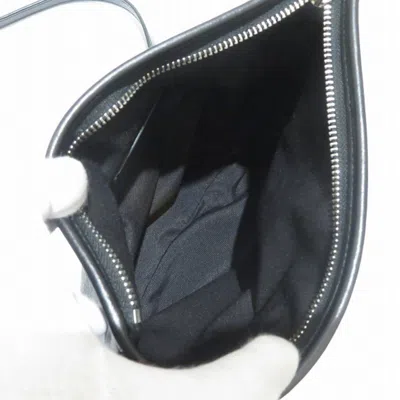 Pre-owned Coach Signature Black Gray Pvc Leather Shoulder Bag () In Black, Gray