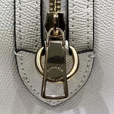Pre-owned Coach White Leather Handbag Shoulder Bag ()