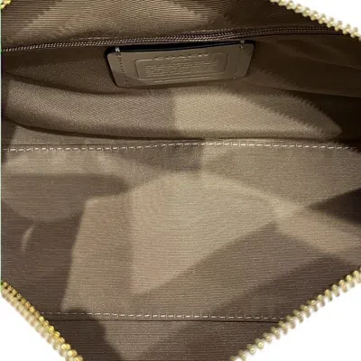 Pre-owned Coach White Leather Handbag Shoulder Bag ()