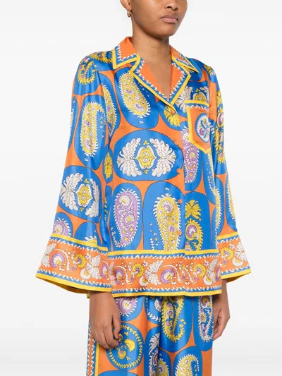 Alemais Luis Shirt Paisley Print