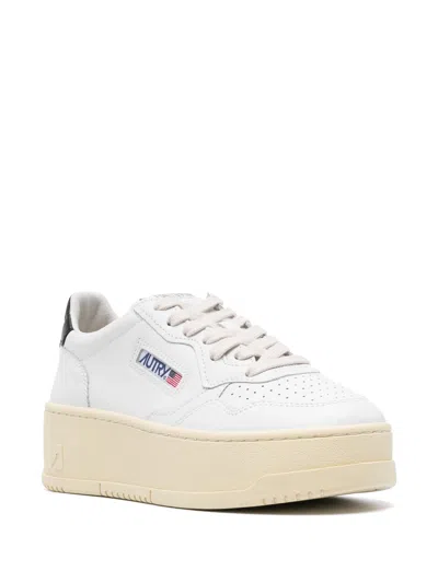Autry Platform Low-top Sneakers With Platform In White