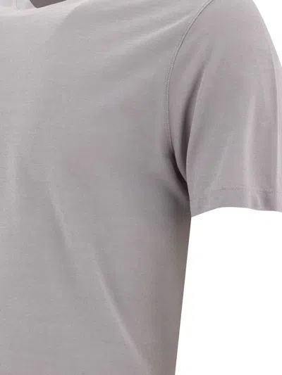 Zanone Grey T-shirt With Soft Cotton-elastane Blend