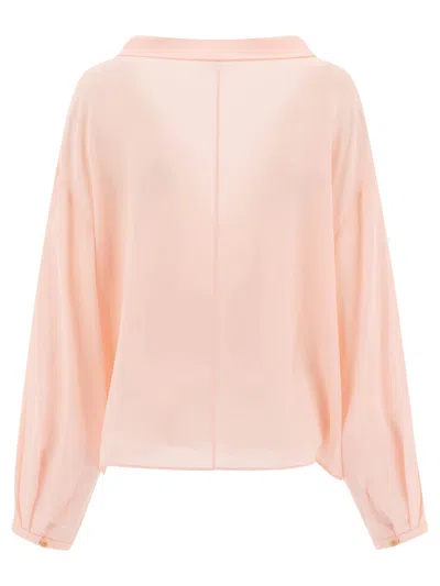 Khaite Silk Shirt With Wide Collar