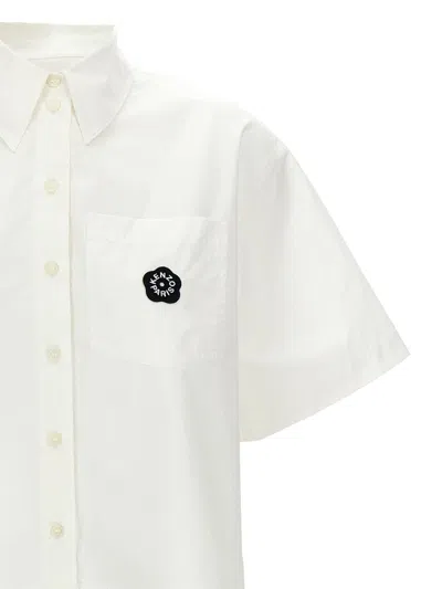 Kenzo 'boke Flower 2.0' Cropped Shirt White