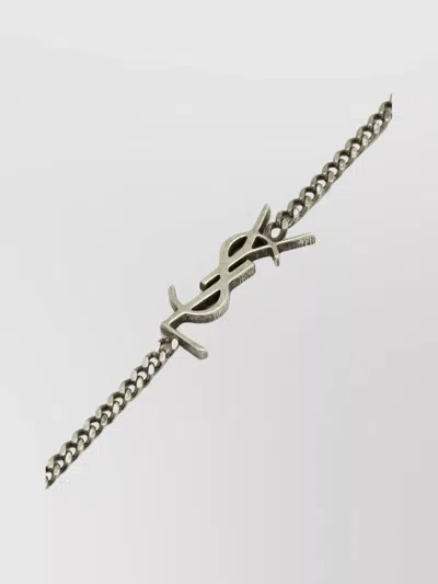Saint Laurent Monogram-logo Gemstone Bracelet