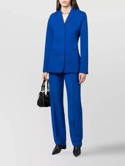 Off-white Tech Drill Tailoring Jacket In Blue