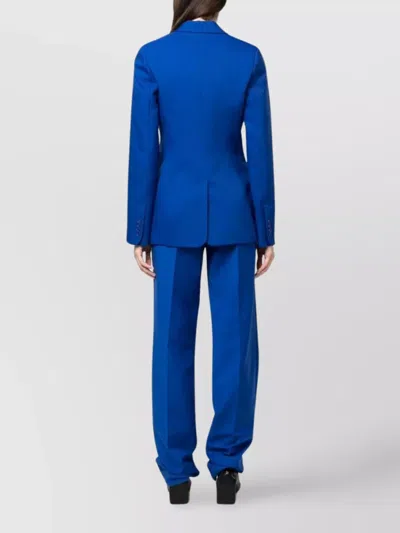 Off-white Tech Drill Tailoring Jacket In Blue