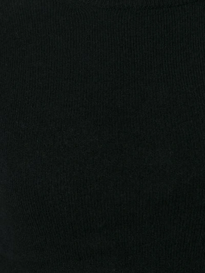 Shop Fashion Clinic Crew Neck Jumper In Black