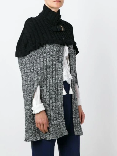 Shop Philosophy Di Lorenzo Serafini Knitted Cardi-cape
