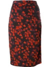 GIVENCHY abstract print skirt,16A4704462