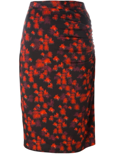 Shop Givenchy Abstract Print Skirt