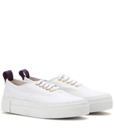 Eytys Mother Leather Trainers In White