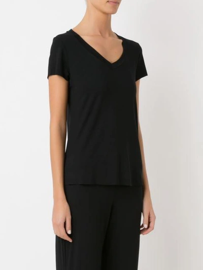 Shop Lygia & Nanny V-neck T-shirt - Black