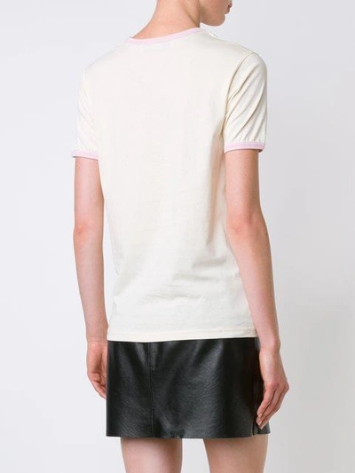 Shop Jeremy Scott 'hotline' T-shirt - White