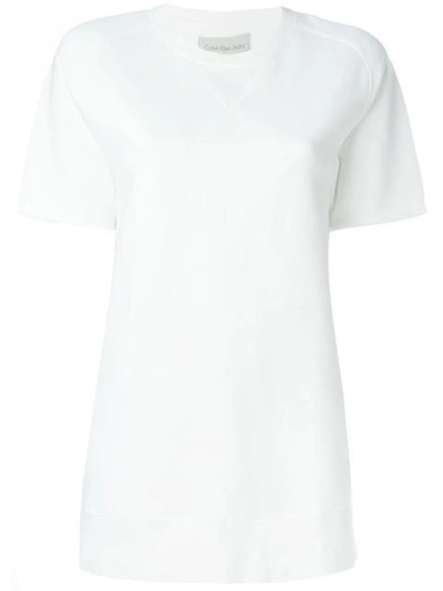 Shop Calvin Klein Jeans Est.1978 Ck Jeans Logo Print T-shirt - White