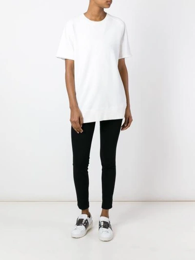 Shop Calvin Klein Jeans Est.1978 Ck Jeans Logo Print T-shirt - White