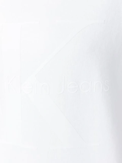 Shop Calvin Klein Jeans Est.1978 Ck Jeans Logo Print T-shirt - White