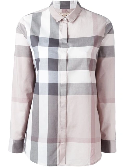 Shop Burberry House Check Shirt