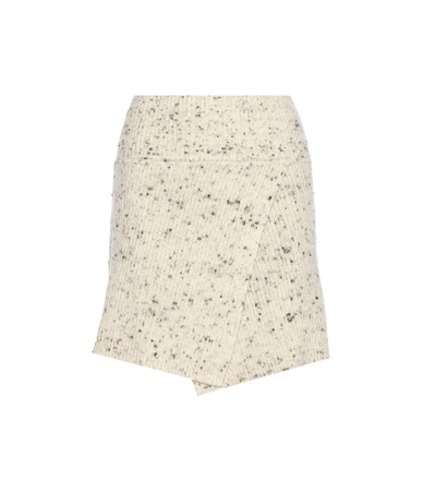 Isabel Marant Étoile Estelle Wool-blend Wrap Skirt In White | ModeSens
