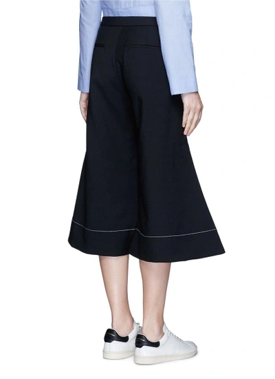 Shop Ellery 'roxie' Virgin Wool Blend Flared Culottes