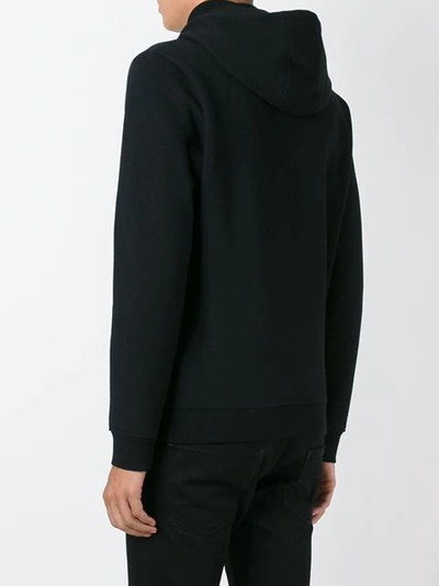 Shop Fendi Bag Bugs Zip Hoodie - Black