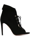 AQUAZZURA AQUAZZURA 'EVA' BOOTIES - BLACK,EVAHIGB0SUN00011479596