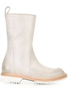 RICK OWENS ROUND TOE BOOTS,RP16F2851LAL11522869