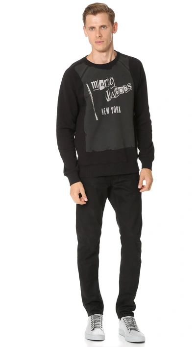Shop Marc Jacobs Sweatshirt In Black