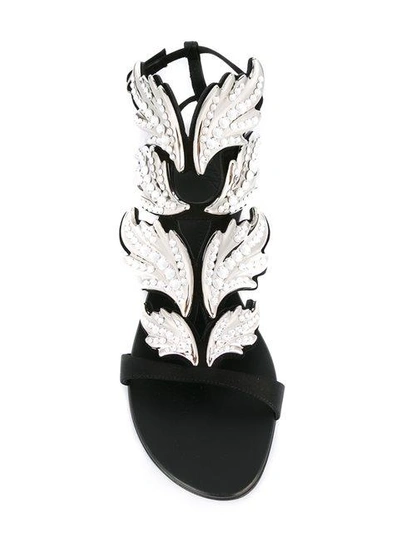 Shop Giuseppe Zanotti Design 'cruel' Sandals - Black