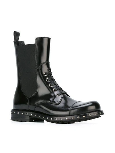 Shop Dolce & Gabbana Utility Boots In Black