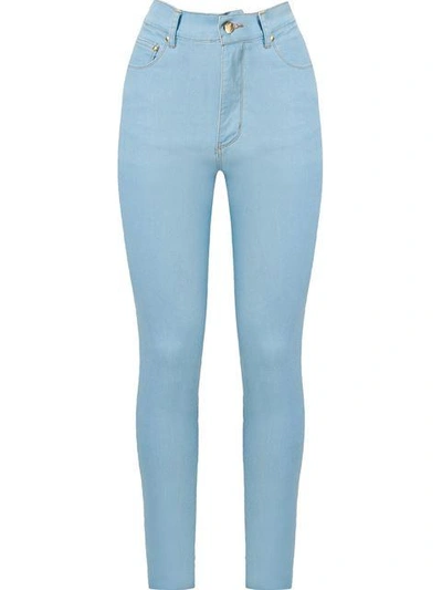 Shop Amapô High Waist Skinny Jeans In Blue