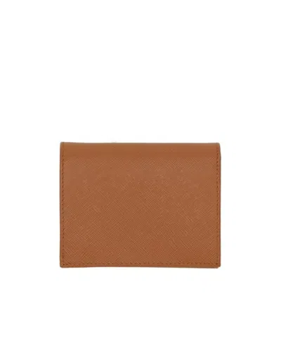 Prada Rectangular Wallet In Brown