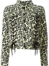SIBLING leopard print jacket,MASCHINENWASCHBAR