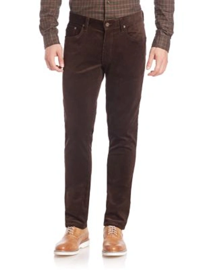Polo Ralph Lauren Slim-fit Corduroy Pants In Brown