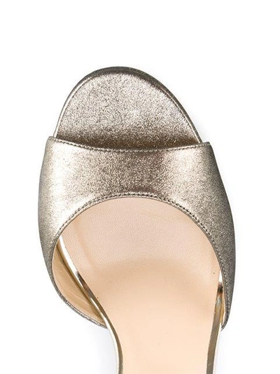 Shop Jimmy Choo 'pearl 100' Sandals - Metallic