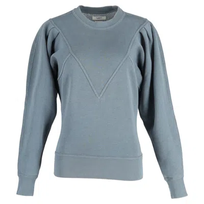 Isabel Marant Etoile Tadelia Sweatshirt In Blue Cotton In Blue
