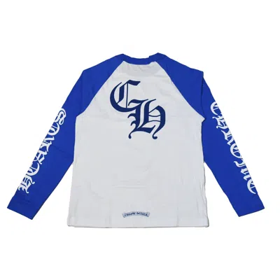 Chrome Hearts Ch Baseball L/s T-shirt Blue/white