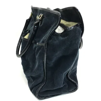 Pre-owned Anya Hindmarch Navy Leather Tote Bag ()