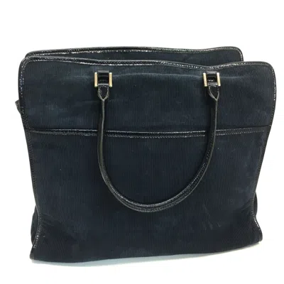 Pre-owned Anya Hindmarch Navy Leather Tote Bag ()