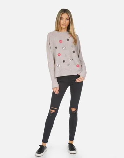 Lauren Moshi Namiko Emoji Love In Heather Grey