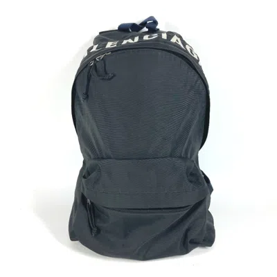 Pre-owned Balenciaga Black Cloth Backpack ()