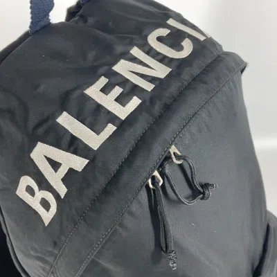 Pre-owned Balenciaga Black Cloth Backpack ()