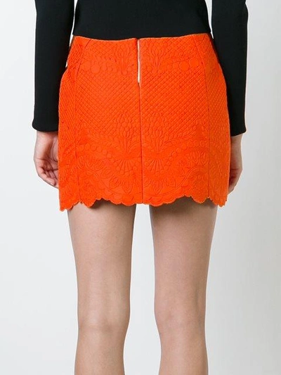 Shop Antonio Berardi Textured Mini Skirt