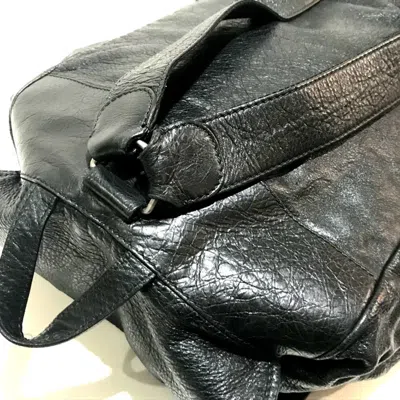 Pre-owned Balenciaga Black Leather Backpack ()